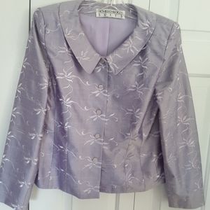 Woman's two-piece lined silk suit